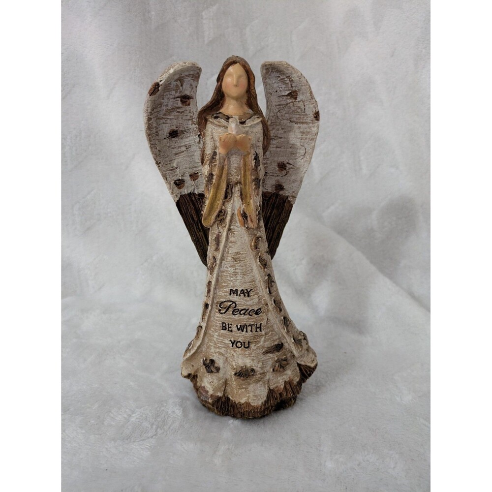 Unbranded 8 Inch Resin Angel - May Peace Be With You